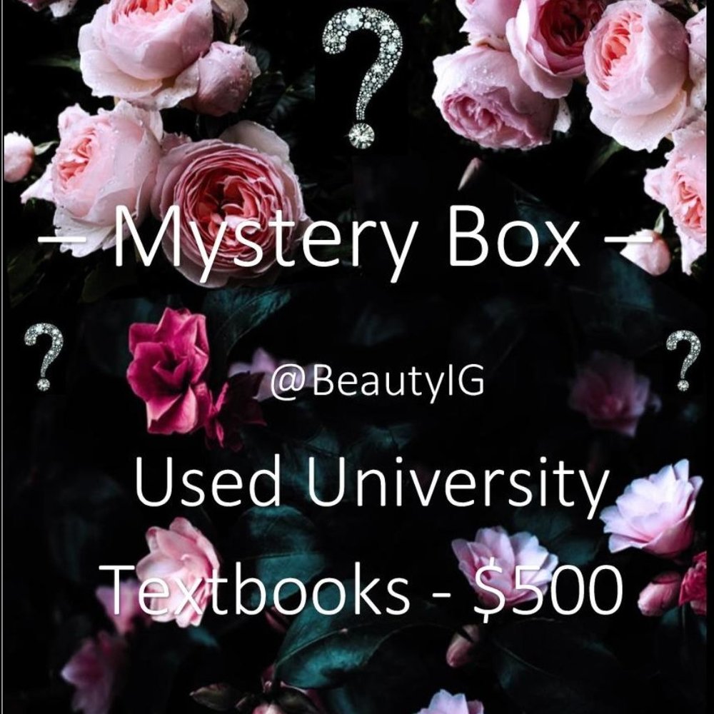 MYSTERY BOX – USED UNIVERSITY TEXTBOOKS: